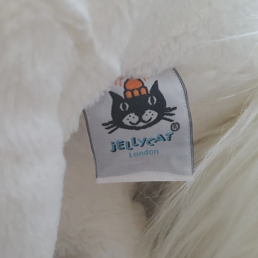 Jellycat Luna White Unicorn Glitter Horn Plush Mythical Stuffed Animal
